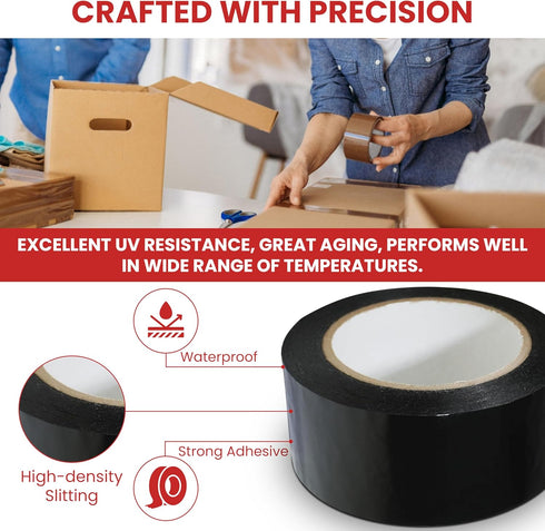 GGR Supplies T.R.U. OPP-20C Yellow Carton Sealing Packaging Tape, 2 in. Wide x 55 yds.
