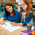SCRIBBLEDO 11”x14” Large Graph Dry Erase Board with Double-Sided .75” Cells for Home School Classroom Use