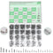 1320Pcs Flat Head Self Tapping Screws, 304 Stainless Steel Tiny Countersunk Cross Drive Head Micro Fastener Kit