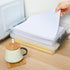 Citylife 3 PCS Clear Plastic Storage Bins with Latching Lids, Stackable Containers for Organizing A4 Paper, Photo,