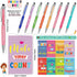 Funrous 32 Pcs Motivational Quote Pens Inspirational Notepads Mini Motivational Journal with Ballpoint Pen Small Notebooks Gift Set for Student Men Women, School Office Home Travel Gift (Colorful) by Funrous