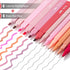 Mr. Pen Aesthetic Highlighters and Pens, 12 Pack, No Bleed Shades of Pink, Black Ink Bible Highlighters, Highlighter