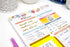 bloom daily planners Daily Planning System, Undated Checklist Notepad Organizer, Tear Off to-Do Pad - 6" x 9" (Floral
