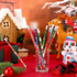 Outus 50 Pieces Christmas Holiday Wood Pencils with Eraser for Kids, 10 Styles, Xmas Classroom Party Favor Supply