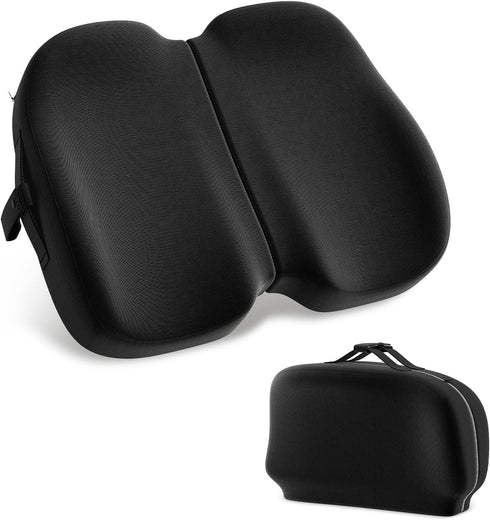A-Pce Foldable Travel Seat Cushion-with Built-in HandlesMemory Foam Cushions for Relief of