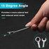 SPEEDWOX 10 Pcs Mini Combination Wrench Set, 4-11mm Open and Box End for Automotive and Home