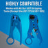 Jonard Tools UST-225 Coaxial Cable Stripper Tool with Blade Stop for Precision Stripping