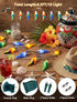 Xingzd 8.5Ft 10 Summer Parrot Outdoor String Lights, LED Tropical Themed Patio Lights with Multicolor Birds Lights