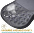 Hokafenle Ergonomic Mouse Pad with Wrist Support, Memory Foam & Non-Slip PU Base, 12x8 inch, Gray