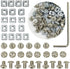 150 Sets Screws Nuts Kit for 2020 Series Corner Bracket Connector, 150Pcs M5 T Nuts + 150Pcs M5 Screws