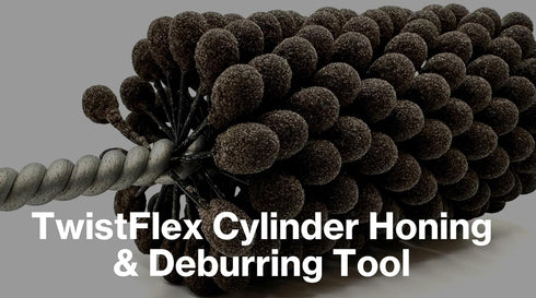 TwistFlex Cylinder Hone | 3-3/4" 240AO for Block Cylinders, Valve Guides, Hydraulics, 3.75" Diameter