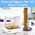 Gourmet 10in White Bakery Box, 1 Pack, Cute Window Display for Pies, Cakes, Cupcakes, Pastries