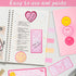 L1rabe Preppy Sticky Note Set, 550 Sheets Y2K Smile Face Self-Stick Notes Pads, Back to School Pink Sticky Notes for