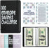 APMFHO 100 Days Money Saving Challenge Coin Envelope Budgetstorage Book, Money Saving Binder,