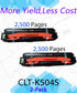 EASYPRINT Compatible k504s Toner Cartridge Replacement for Samsung CLT-504S, Double Black Pack