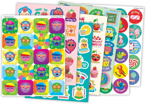 Pack (TCR10338) Teacher Created Resources Sweet Scents Smelly Stickers Variety
