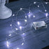 2 Pack 40FT 120LED Dazzle Bright Fairy Lights Battery Operated, Total Silver Wire Waterproof Battery Operated String