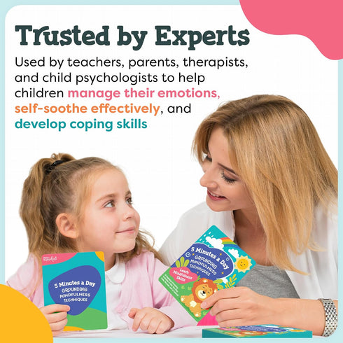Mindfulness Cards for Kids - Social Emotional Learning Tools, Coping Skills, Self-Regulation Flash Cards, Therapy