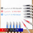 RIANCY Gel Pens Ballpoint Pens Liquid Ink Rollerball Black Gel Ink Pens Quick Drying 0.35 mm Japanese Style Pen Extra Fine Point Pens Blue Pens Red Pens Back to School Supply by RIANCY