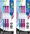 BAZIC Mechanical Pencil 0.5mm Crown, Soft Grip Latex Free Eraser, Smooth Writing Pencils for Drafting (3/Pack)