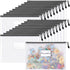 Sooez 20 Pack Mesh Zipper Pouch Document Bag, Plastic Zip File Document Folders, Letter Size A4 Zipper Document Pouch