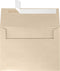 LUXPaper A7 Invitation Envelopes | 5 1/4" x 7 1/4" | 50 Qty | Peel & Press | Taupe Metallic | 80lb. Text