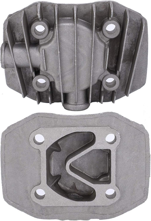 2Pcs Air Compressor Cylinder, Small 2. 3P Air Compressor Cooling Parts, 48mm X 62mm Aluminum Cylinder