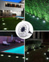8 Packs, 12 Biling Solar Ground Lights Outdoor LEDs Bright Flat Solar Lights Outdoor Waterproof Solar Powered for Yard