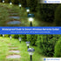 Foallser 125V/15A 100 Dusk to Dawn Outdoor Timer Outlet Waterproof, Digital Outdoor Remote Control Outlet, Outdoor
