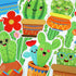 gisgfim Cactus Reading Bulletin Board Decorations Set Classroom Craft School Library Home Wall Decor