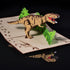 T Rex Dinosaur Birthday Card by Devine Popup Cards - 3D Pop Up Birthday Cards for Kids, Dad, Husband, Funny Greeting