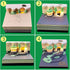 Castle 3D Memo Pad with Light, 210 Sheets, Alice in Wonderland Paper Art, Non-Sticky Stickers, DIY Post Notes