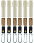 Chandelier Lighting Fixture Socket Kit - Adjustable Height Candelabra E12 Sockets with