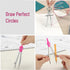 Mr. Pen Geometry Set, 13 pcs Compass and Protractor Kit with Shatterproof Storage Box for School Supplies