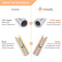 Wirefy 100 PCS Non Insulated Butt Connectors Kit, Uninsulated Crimp Wire Connectors for 24-8 AWG