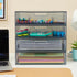STORi STAX Plastic Stackable Organizer Drawers (Set of 2), Classic Grey, for Office Desk Accessories & Paper