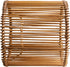 Osasy Small RattanShade Bamboo Lamp Shade,Unique Barrel/Cylinder Shape Hollow-Carved Boho Lampshades for Bedside