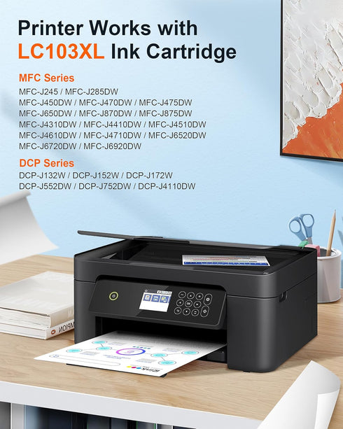 E-Z Ink Pro LC103 LC103XL Compatible Ink Cartridge Replacement for Brother LC103 XL (15 Pack)