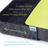 Three by Three Seattle Felt·Like·It! Felt Bins - Set of 8 Multicolor Expandable Sliding Bin for Office, Crafts,