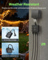 3 15A 1/2HP, 100 BN-LINK Outdoor Light Timer, Waterproof Plug-in Dusk-to-Dawn Controller with Grounded Outlets