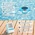 Circrane IPX8 150 Bath/Swimming Solar Pool Thermometer, Wireless Floating Digital Thermometer, Water Proof, Solar