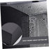 Stainless Steel Bathroom Tissue Holder with Anti-Splash Design Adhesive Paper Organizer for Wall Under-Cabinet Mount