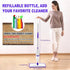 5 Spray Mops for Hardwood Floor Cleaning: EXEGO Wet Mops with Microfiber Refillable Pads for Swiffer Powermop - Floor