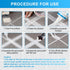 8Oz White Waterproof Caulk & Seal Silicone Sealant, Wadities Tile Grout Repair Kit, Pack of 2
