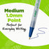 BIC Ecolutions Clic Stic Blue Ballpoint Pens, Medium Point (1.0mm), 48-Count Pack Made from 78% Recycled Plastic