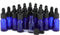 Vivaplex, 24 Cobalt Blue 10 ml Glass Bottles with Glass Eye Droppers