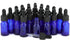 Vivaplex, 24 Cobalt Blue 10 ml Glass Bottles with Glass Eye Droppers