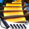 SOLPEX Solar Step Lights for Outside, 24 LEDs Solar Stair Lights Outdoor