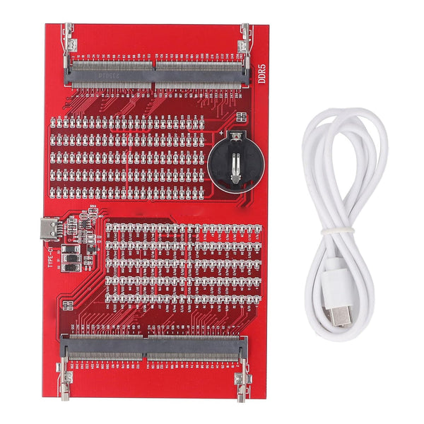 Arythia RAM Memory Tester Card, DDR4 DDR5 2-in-1 Slot Diagnostic Analyzer, LED Fault