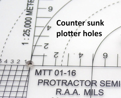 Official Australian Army Military Protractors for Accurate Mapping